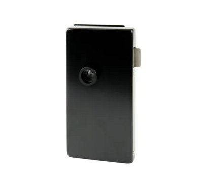Bohle Alea Glass Door Lock Non-LockingDin Left10 mmBlack Ral 9005 from B&Q