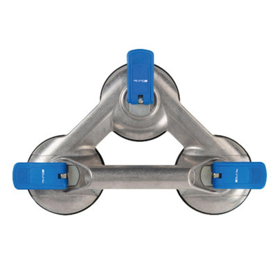 Bohle Veribor 3-Cup Aluminium Glass Suction Lifter 100Kg 603.021 from B&Q