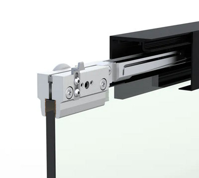 Bohle Mastertrack Ft 60 Sliding Door SetWall MountingL-2000 mmBlack from B&Q