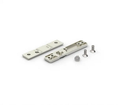Bohle Frametec Select 2.0 Hinge Mounting Plate For Aluminium & Stainless Steel Hinge from B&Q