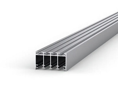 Bohle Floortrack Upper Guide ProfileL-3000 mmFor 4 DoorsAluminium-Coloured from B&Q