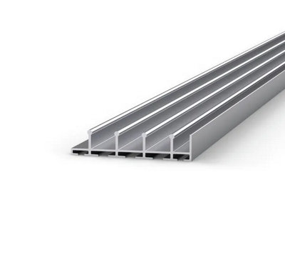 Bohle Floortrack Top TrackL-3000 mmFor 4 DoorsAluminium Coloured from B&Q