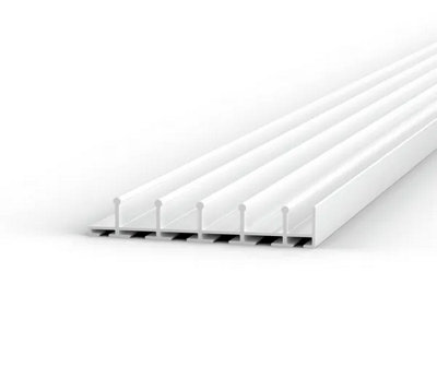 Bohle Floortrack Top TrackL-3000 mmFor 5 DoorsWhite from B&Q