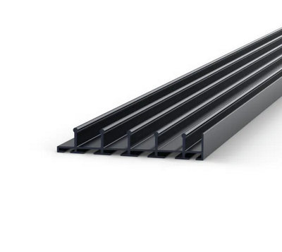 Bohle Floortrack Top TrackL-3000 mmFor 5 DoorsAnthracite from B&Q