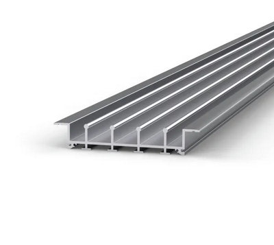 Bohle Floortrack Recessed TrackL-3000 mmFor 4 DoorsAluminium-Coloured from B&Q