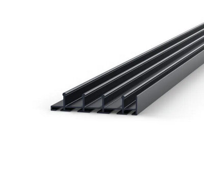 Bohle Floortrack Top TrackL-4000 mmFor 4 DoorsAnthracite from B&Q
