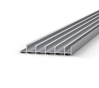 Bohle Floortrack Top TrackL-5600 mmFor 5 DoorsAluminium-Coloured from B&Q