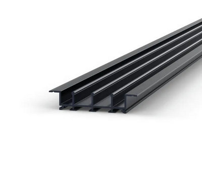 Bohle Floortrack Recessed TrackL-4000 mmFor 3 DoorsAnthracite from B&Q