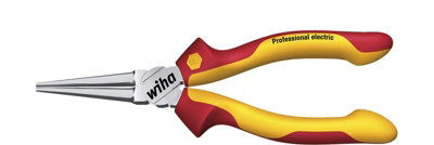 Wiha Electricians Pliers Cutters Vde Industrial Professional Snips Grippers 26735160mm Long Round-Nose Pliers from B&Q