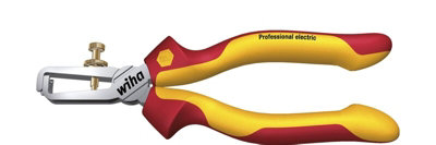 Wiha Stripping Pliers Professional  Electrician Electric Vde Chrome Plated 26847 from B&Q