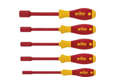 Wiha Hexagon Screwdriver Nut Driver 5Pcs Vde Electrician 5.5mm To 13mm 29466 from B&Q