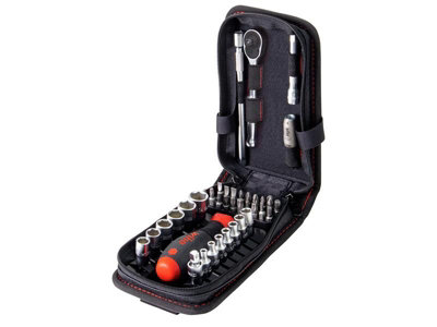 Wiha 44684 1/4In Nut Driver & Bit Set40 Piece Wha44684 from B&Q