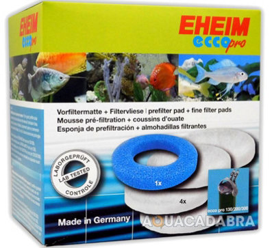 Eheim Ecco Pro Filter Pad Set Coarse And Fine Blue White from B&Q