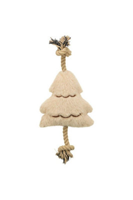 Trixie Christmas Plush Tree With Rope Dog Toy from B&Q