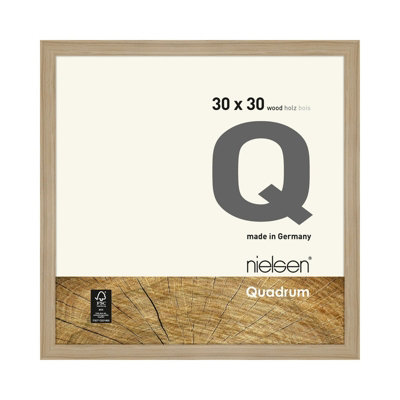 Nielsen Quadrum 30 X 30Cm Oak Wooden Picture Frame With Float Glass And Push/turn Clips from B&Q