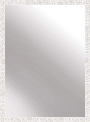 Nielsen Banks Mosaic Design Wall Mirror Bathroom Mirror Living Room MirrorWhite50 X 70Cm from B&Q