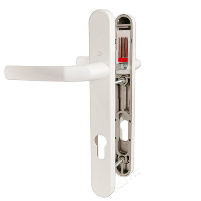 Hoppe Birmingham Lever/lever Door Handle Set (Short Backplate)White from B&Q