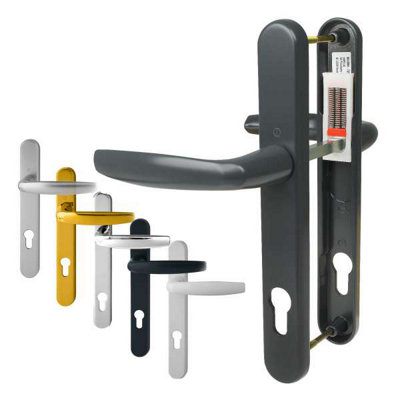 Hoppe Duraplus Atlanta 1530/3830N Lever Door Handles (Long)Brass from B&Q