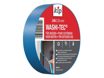 Kip 222845 246 Premium Outdoor Washi-Tec Masking Tape 24mm X 50M Kip222845 from B&Q