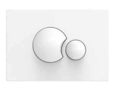 FixTheBog (16.706.01.0000) Sanit Push Plate S706 Alpine White For Concealed Cisterns With Small Access Opening from B&Q