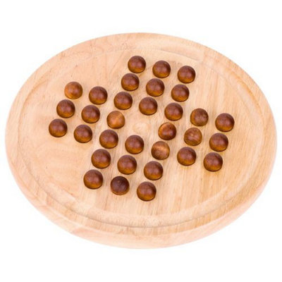 Goki Solitaire Classic Board Game Traditional Strategy Puzzle Childrens Toy from B&Q