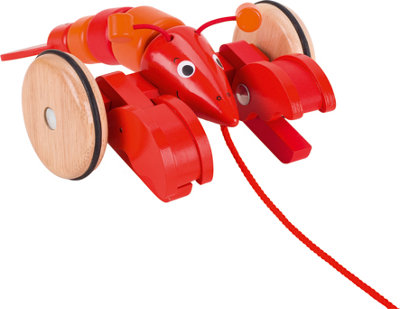 Goki Unisex Red Pull Along Lobster In | Size: 1 Pack - Image 2