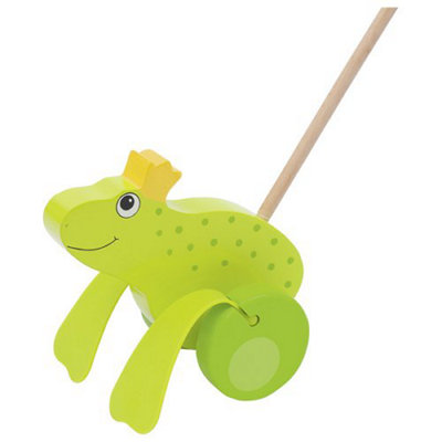 Goki Push-Along Animal - Frog King - Image 3
