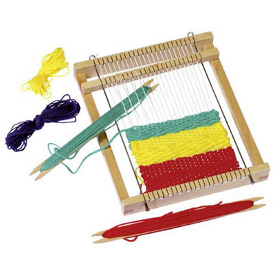 - Goki Wooden Loom Weaving Frame Tapestry Textile Fibre Craft Creative Kids Toy