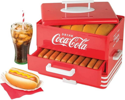 Coca-Cola Hot Dog Machine Shd-80Cc Electric Sausage Steamer And Bread Bun Warmer from B&Q