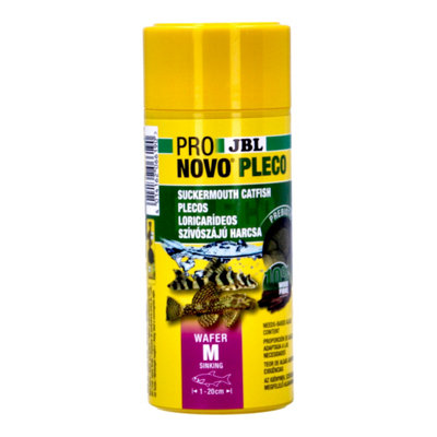 Jbl Novo Pleco Sinking Algae Wafers Spirulina Fish Food High Energy Aquarium 250Ml from B&Q