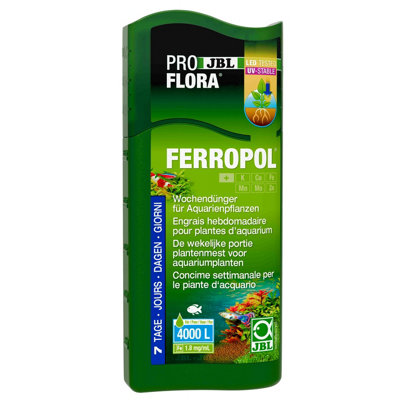 Jbl Ferropol Liquid Plant Fertiliser For Freshwater Aquariums Plant Growth 250Ml from B&Q