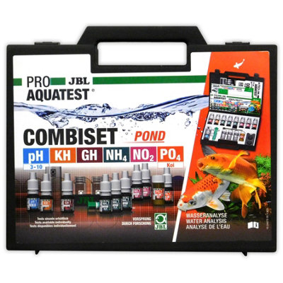 B&Q - Pond Test Kit  Pro Aquatest Combiset Ph Kh Gh Nh4 No2 Po4 Fish Koi Goldfish