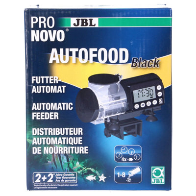 Jbl Autofeeder Black Automatic Feeder Granule Food Machine Fish Tank Aquarium from B&Q