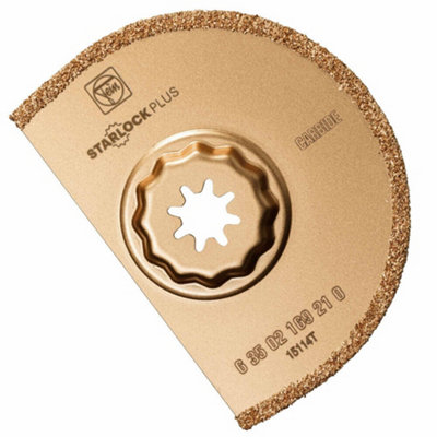 Fein 63502118210 Starlock 75 X 2.2mm Carbide Segmented Saw Blade Grout Removal from B&Q