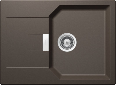 Schock Composite Granite  Manhattan 1.0 Bowl & Drainer Inca Inset Kitchen SinkMand100S51 from B&Q