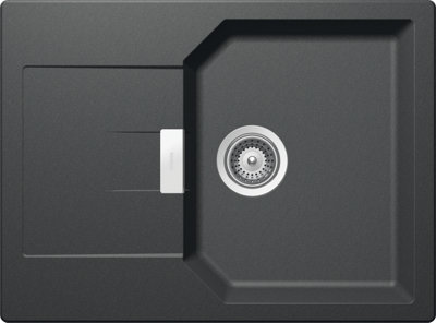 Schock Composite Granite  Manhattan 1.0 Bowl & Drainer Roca Inset Kitchen SinkMand100S52 from B&Q