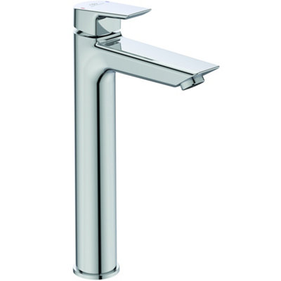 Ideal Standard Tesi Tall Basin Mixer Tap Without Pop Up Waste A6575Aa Chrome from B&Q