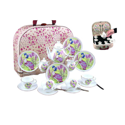 Reutter Porcelain Beatrix Potter Jemima Puddle-Duck Miniature Tea Set In Case from B&Q