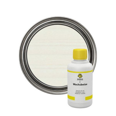 Mipa PaintsRosner Wax Stain Swf 300 White For Coniferous Woods1 Litre from B&Q