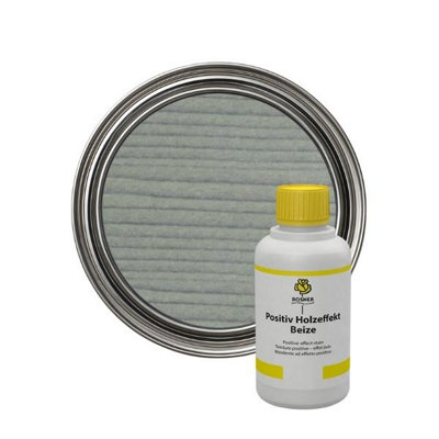 Mipa PaintsRosner Positive Wood Effect Stain1 Litre In Steel Finish For Coniferous Wood from B&Q
