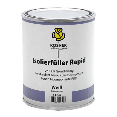 Mipa PaintsRosner 1L White Insulating Rapid PrimerProfessional Fast-Drying 2K Polyurethane Filler For WoodMdf. from B&Q
