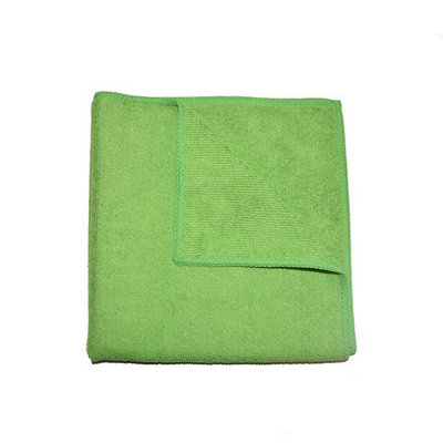Mipa Paints Mp Aqua Green Microfibre Cleaning ClothSoftAbsorbent & Lint-Free For Sensitive Surfaces Pack Of 12 from B&Q