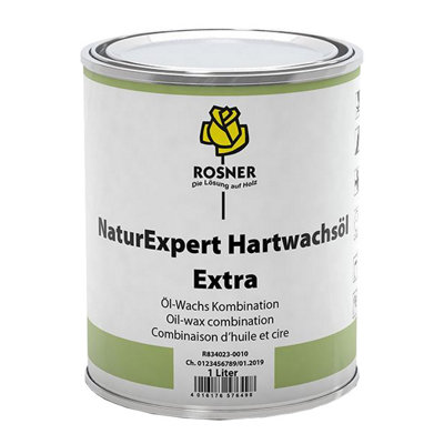 Mipa PaintsRosner Naturexpert 1L Hard Wax Oil For Durable Wood Finish from B&Q