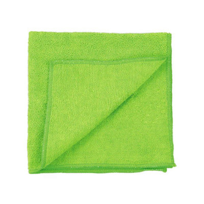 Mipa PaintsUltra-Soft Mp Green Microfibre Cleaning ClothPack Of 12 from B&Q