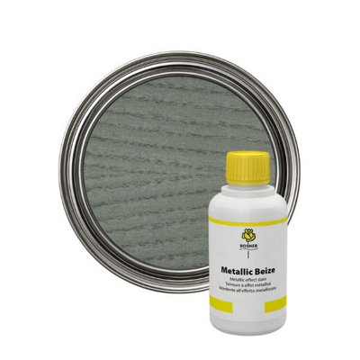 Mipa PaintsRosner Silver Metallic Stain 1L For Furniture And Interiors from B&Q
