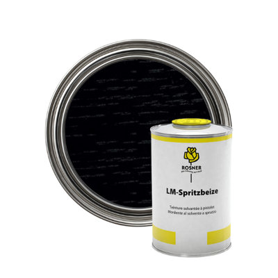 Mipa PaintsRosner Lm Spray Stain In Black 1L For Wood Finishing from B&Q