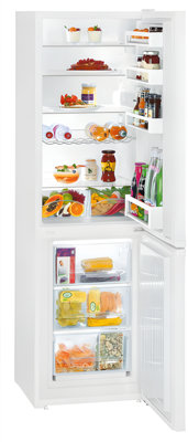 B&Q -  Cue3331White Freestanding 60/40 Fridge Freezer296LE Rated