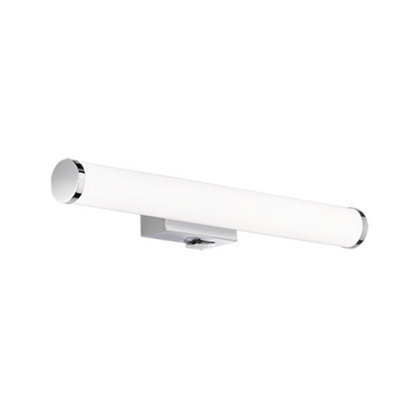 Luminosa Lighting Luminosa Mattimo Modern 40Cm Bathroom Wall Lamp Chrome 3000K Ip44Uk Stock from B&Q