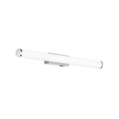 Luminosa Lighting Luminosa Mattimo Modern 60Cm Bathroom Wall Lamp Chrome 3000K Ip44Uk Stock from B&Q