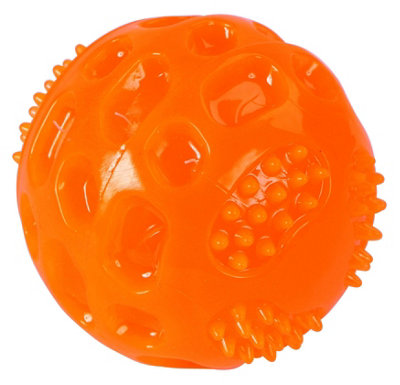 Kerbl Ball ToyfasticSqueaky Orange 7,5Cm